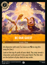Be Our Guest