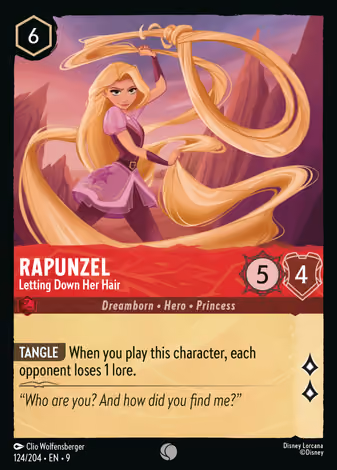 Rapunzel - Letting Down Her Hair