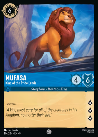 Mufasa - King of the Pride Lands