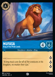 Mufasa - King of the Pride Lands