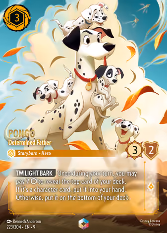 Pongo - Determined Father, Enchanted printing