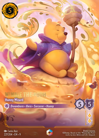 Winnie the Pooh - Hunny Wizard, Enchanted printing