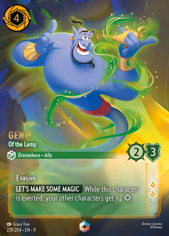Genie - Of the Lamp, Enchanted printing
