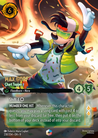 Max Goof - Chart Topper, Enchanted printing