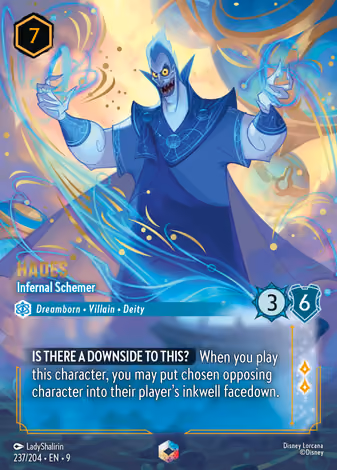 Hades - Infernal Schemer, Enchanted printing