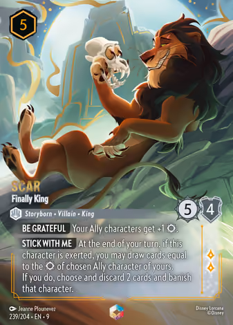 Scar - Finally King, Enchanted printing