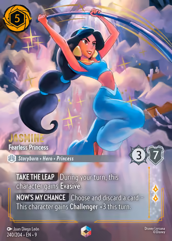 Jasmine - Fearless Princess, Enchanted printing