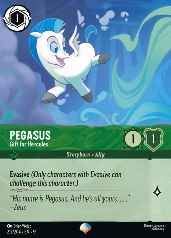 Pegasus - Gift for Hercules, Epic printing