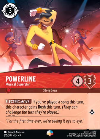 Powerline - Musical Superstar, Epic printing