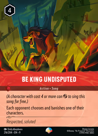 Be King Undisputed, Epic printing