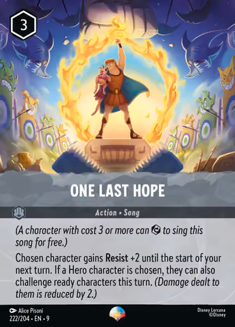 One Last Hope, Epic printing