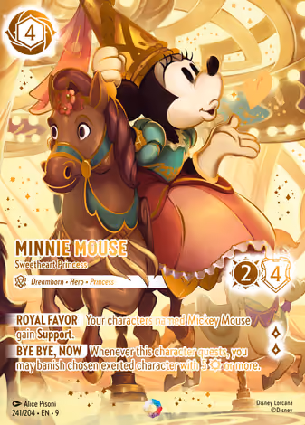 Minnie Mouse - Sweetheart Princess, Iconic printing