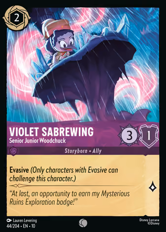 Violet Sabrewing - Senior Junior Woodchuck