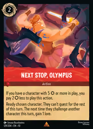Next Stop, Olympus