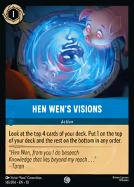 Hen Wen's Visions