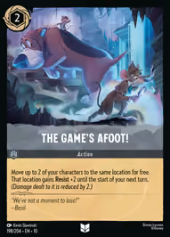 The Game's Afoot!