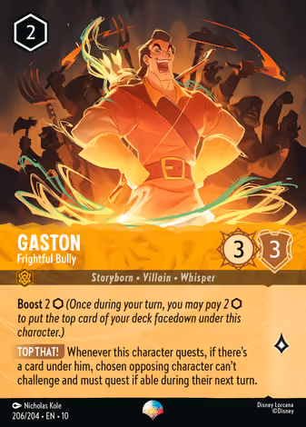 Gaston - Frightful Bully, Epic printing