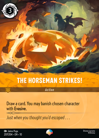 The Horseman Strikes!, Epic printing