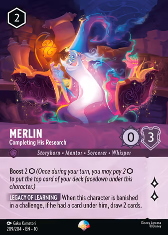 Merlin - Completing His Research, Epic printing