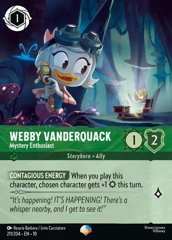 Webby Vanderquack - Mystery Enthusiast, Epic printing