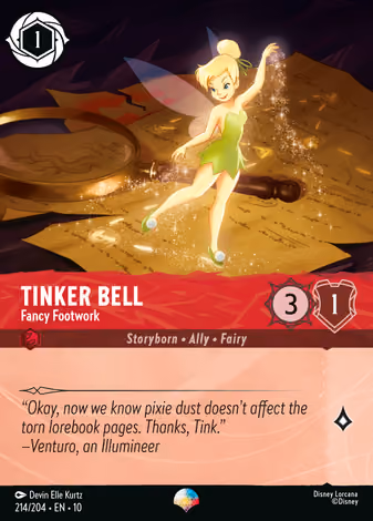 Tinker Bell - Fancy Footwork, Epic printing