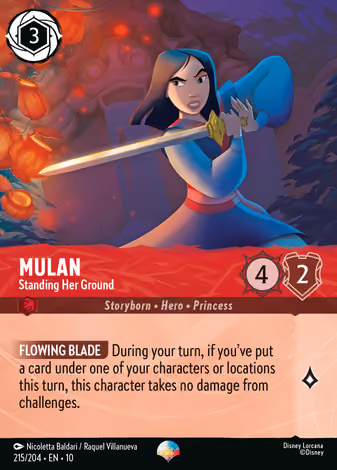 Mulan - Standing Her Ground, Epic printing