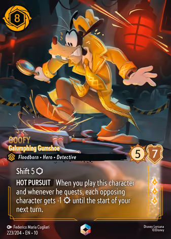 Goofy - Galumphing Gumshoe, Enchanted printing