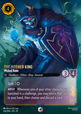 The Horned King - Wicked Ruler, Enchanted printing