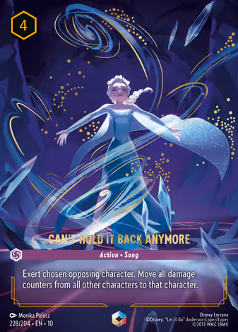 Can't Hold It Back Anymore, Enchanted printing