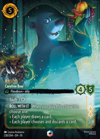 Baloo - Carefree Bear, Enchanted printing