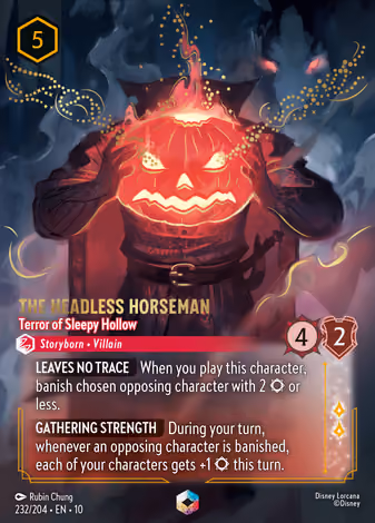 The Headless Horseman - Terror of Sleepy Hollow, Enchanted printing