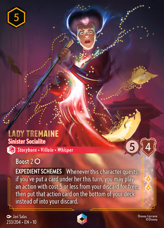 Lady Tremaine - Sinister Socialite, Enchanted printing