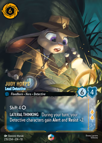 Judy Hopps - Lead Detective, Enchanted printing