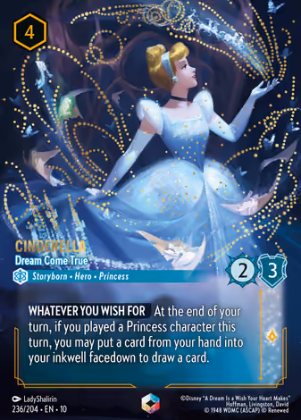 Cinderella - Dream Come True, Enchanted printing