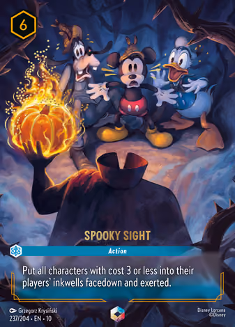 Spooky Sight, Enchanted printing
