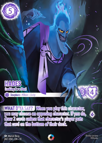 Hades - Looking for a Deal, Iconic printing