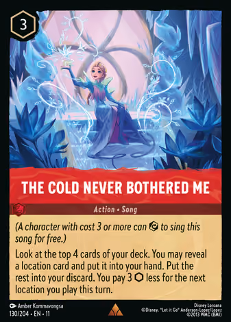 The Cold Never Bothered Me
