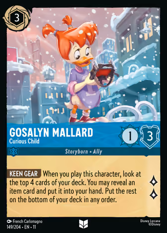Gosalyn Mallard - Curious Child