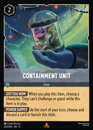 Containment Unit