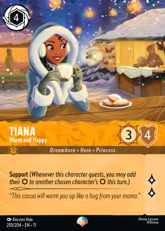 Tiana - Warm and Happy, Epic printing
