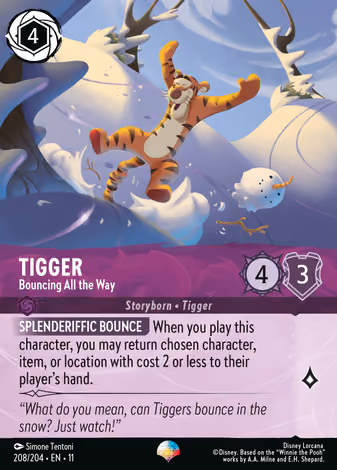 Tigger - Bouncing All the Way, Epic printing