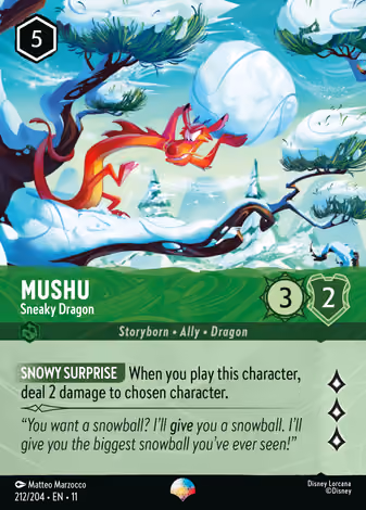 Mushu - Sneaky Dragon, Epic printing