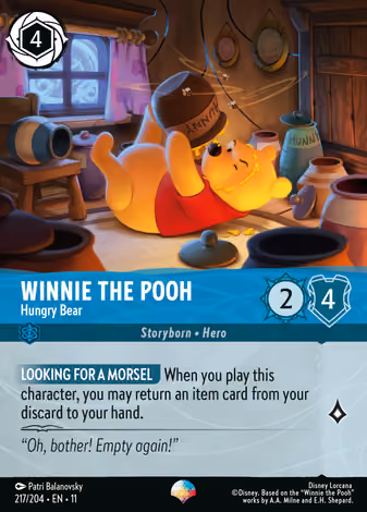 Winnie the Pooh - Hungry Bear, Epic printing