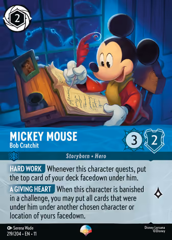 Mickey Mouse - Bob Cratchit, Epic printing
