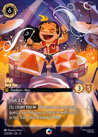 Lilo - Rock Star, Enchanted printing