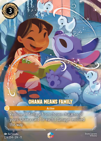 Ohana Means Family, Enchanted printing