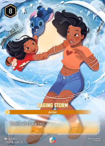 Raging Storm, Enchanted printing