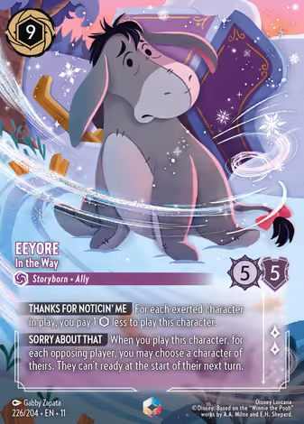 Eeyore - In the Way, Enchanted printing