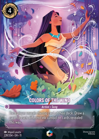 Colors of the Wind, Enchanted printing