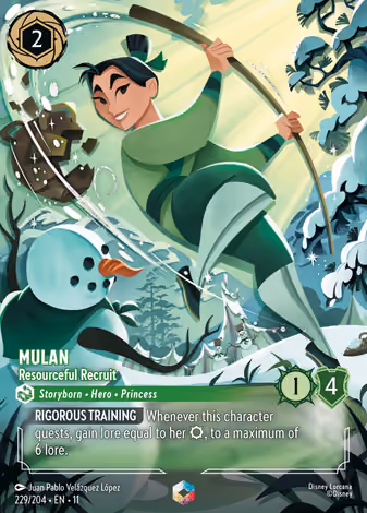 Mulan - Resourceful Recruit, Enchanted printing